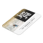 モダンミニマルグラフィックと金ゴールド マグネット (左側)