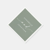 モダンミニマルグリコンテンポラリー結婚ン スタンダードカクテルナプキン (角)