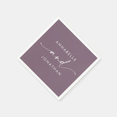 モダンミニマルコンテンポラリー結婚の スタンダードカクテルナプキン (角)