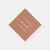 モダンミニマルコンテンポラリー結婚s スタンダードカクテルナプキン (角)