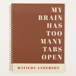 モダンミニマルシンプルおもしろいタイポグラフィ プランナー手帳