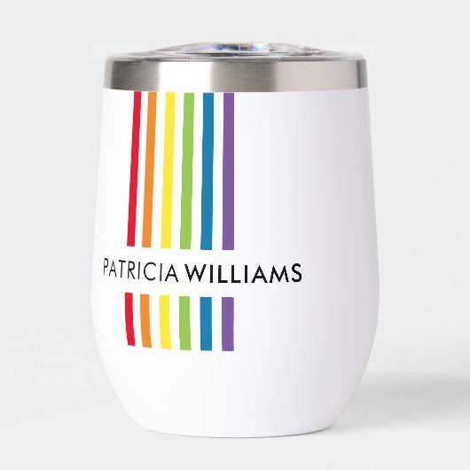 モダンミニマルシンプルカラフルレインボープライド (正面)