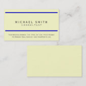 モダンミニマルシンプルコンサルタント 名刺 (正面/裏面)