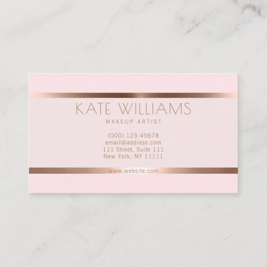 モダンミニマルシンプルプロフェッショナル発光p 名刺 (裏面)