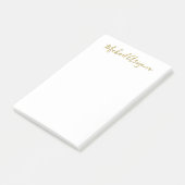 モダンミニマルシンプルリストの手書き名 ポストイット (アングル)