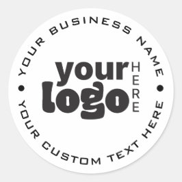 モダンミニマルシンプルロゴ ラウンドシール