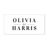 モダンミニマルシンプル対パーソナライズされた対 セルフインキングスタンプ (デザイン)