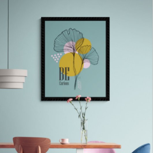 モダンミニマルシンプル引用文 ポスター