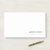 モダンミニマルシンプルSage Green Social Media ポストイット (デスク)