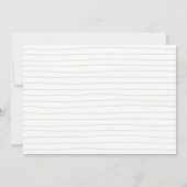 モダンミニマルスクリプトフォトフラット サンキューカード (裏面)