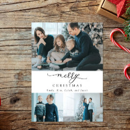 モダンミニマルスクリプト3フォト メリークリスマス