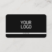 モダンミニマルストライプ 名刺 (裏面)