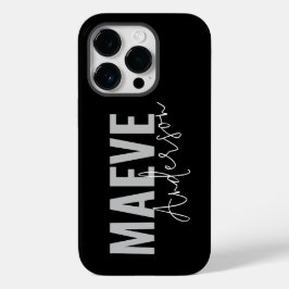 モダンミニマルタイポグラフィエレガント Case-Mate iPhone 14 PROケース