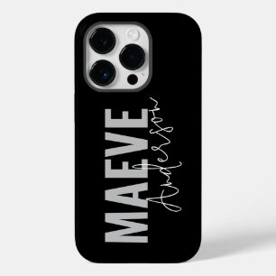 モダンミニマルタイポグラフィエレガント Case-Mate iPhone 14 PROケース