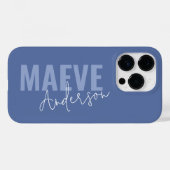 モダンミニマルタイポグラフィエレガント Case-Mate iPhoneケース (裏面 (横))