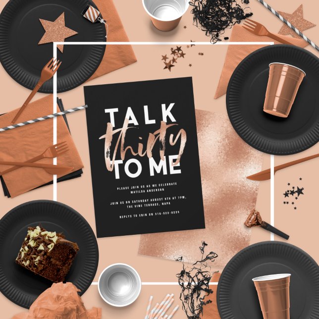 モダンミニマルタイポグラフィガーリーバラ金ゴールド30トーク (クリエイターアップロード済み)