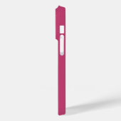 モダンミニマルタイポグラフィガーリーピンク Case-Mate iPhoneケース (裏面 / 左)