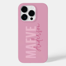モダンミニマルタイポグラフィガーリー エレガント Case-Mate iPhone 14 PROケース