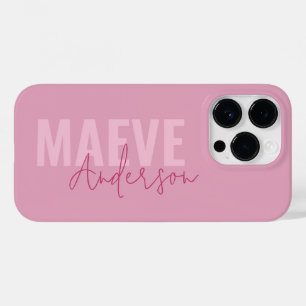 モダンミニマルタイポグラフィガーリー エレガント Case-Mate iPhone 14 PROケース