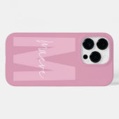 モダンミニマルタイポグラフィガーリー Case-Mate iPhoneケース (裏面 (横))