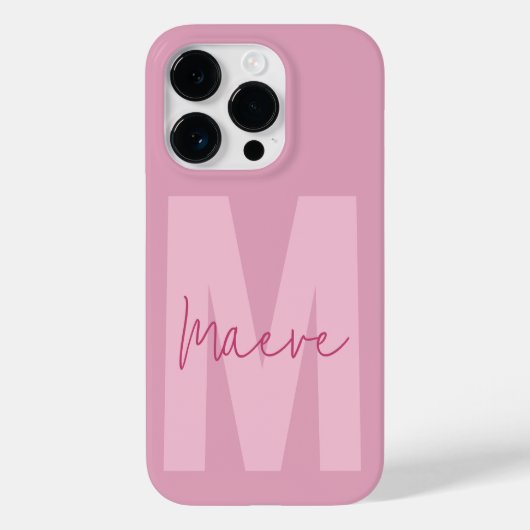 モダンミニマルタイポグラフィガーリー Case-Mate iPhoneケース (裏面)