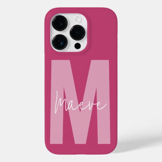 モダンミニマルタイポグラフィガーリー Case-Mate iPhoneケース (裏面)