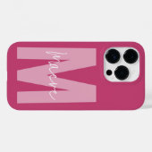 モダンミニマルタイポグラフィガーリー Case-Mate iPhoneケース (裏面 (横))