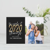 モダンミニマルタイポグラフィシック金ゴールド シーズンカード (スタンド正面)