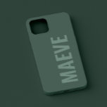 モダンミニマルタイポグラフィセージエレガント緑 Case-Mate iPhone 14 PROケース<br><div class="desc">ミニマルモダンシンプルユニークタイポグラフィのエレガントパーソナライズされたデザインガーリーは電話ケース。</div>