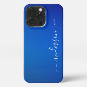 モダンミニマルタイポグラフィー名前のモノグラム iPhone 13 PROケース
