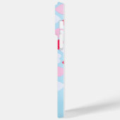 モダンミニマルタイポグラフィー ネームモノグラム Case-Mate iPhoneケース (裏面 / 左)