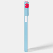 モダンミニマルタイポグラフィー ネームモノグラム Case-Mate iPhoneケース (裏面 / 右)