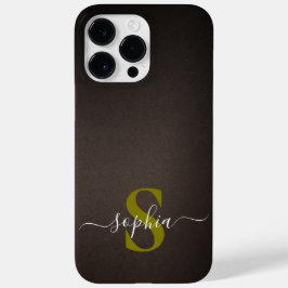 モダンミニマルタイポグラフィー ネームモノグラム Case-Mate iPhone 14 PRO MAXケース