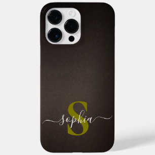 モダンミニマルタイポグラフィー ネームモノグラム Case-Mate iPhone 14 PRO MAXケース