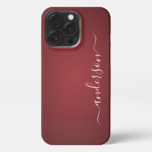 モダンミニマルタイポグラフィー ネームモノグラム iPhone 13 PROケース
