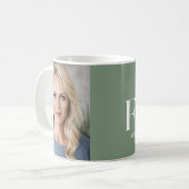 モダンミニマルタイポグラフィ写真50歳 コーヒーマグカップ (正面左)