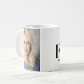 モダンミニマルタイポグラフィ写真50歳 コーヒーマグカップ (正面左)