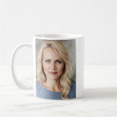 モダンミニマルタイポグラフィ写真50歳 コーヒーマグカップ (左)