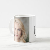 モダンミニマルタイポグラフィ写真50歳 コーヒーマグカップ (正面左)