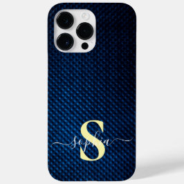 モダンミニマルタイポグラフィ名モノグラムの Case-Mate iPhone 14 PRO MAXケース