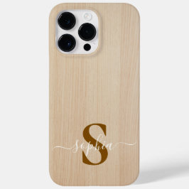 モダンミニマルタイポグラフィ名モノグラムの Case-Mate iPhone 14 PRO MAXケース