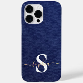 モダンミニマルタイポグラフィ名モノグラムの Case-Mate iPhone 14 PRO MAXケース