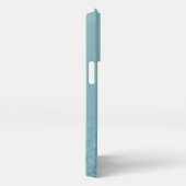 モダンミニマルタイポグラフィ名モノグラムの iPhoneケース (右側面)