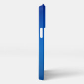 モダンミニマルタイポグラフィ名モノグラムの iPhoneケース (右側面)