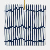 モダンミニマルタイポグラフィ2写真 セラミックオーナメント (裏面)