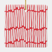 モダンミニマルタイポグラフィ2写真 セラミックオーナメント (裏面)