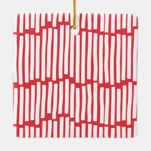 モダンミニマルタイポグラフィ2写真 セラミックオーナメント (裏面)