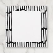 モダンミニマルタイポグラフィ2写真Christmas Fav フェイバータグ (裏面)