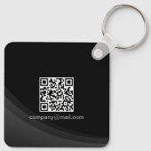 モダンミニマルタイポグラフィ キーホルダー (裏面)