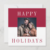 モダンミニマルタイポグラフィ 招待状 (正面)